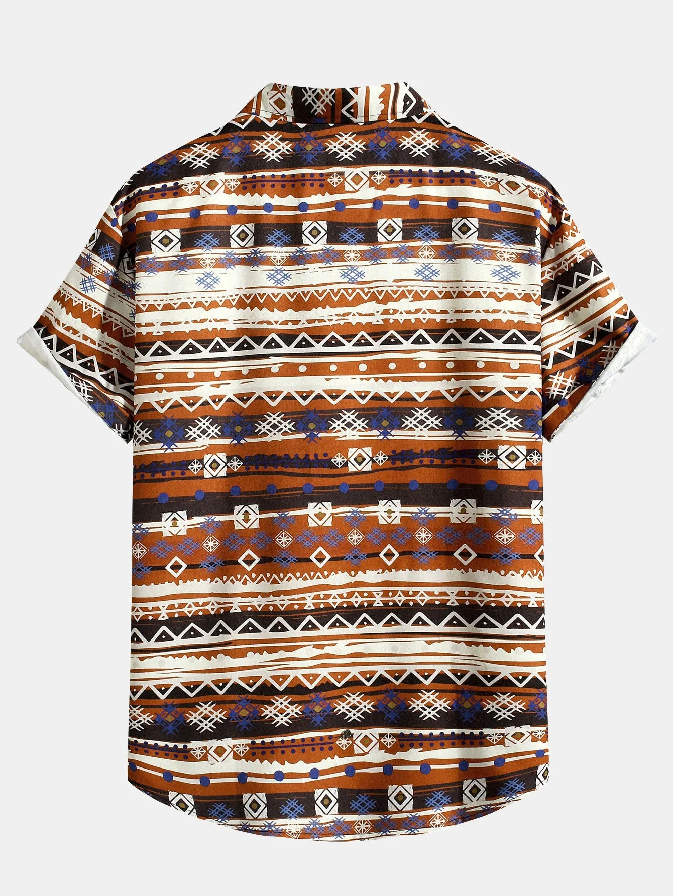 Maximilian® | Tribal Ethnic Print Button Up Shirt - Image 2