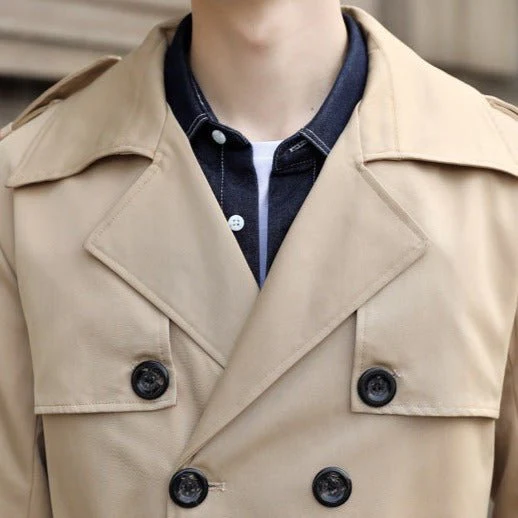 Maximiliano® | Men’s Trench Coat With Double Buttons - Image 3