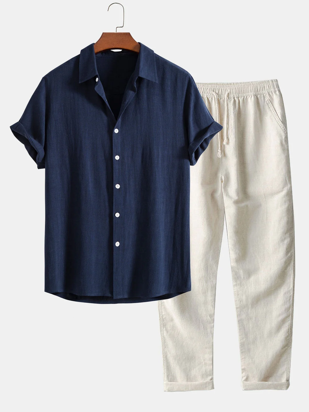 Maximiliano® | Shirt And Pants Linen Set - Image 10