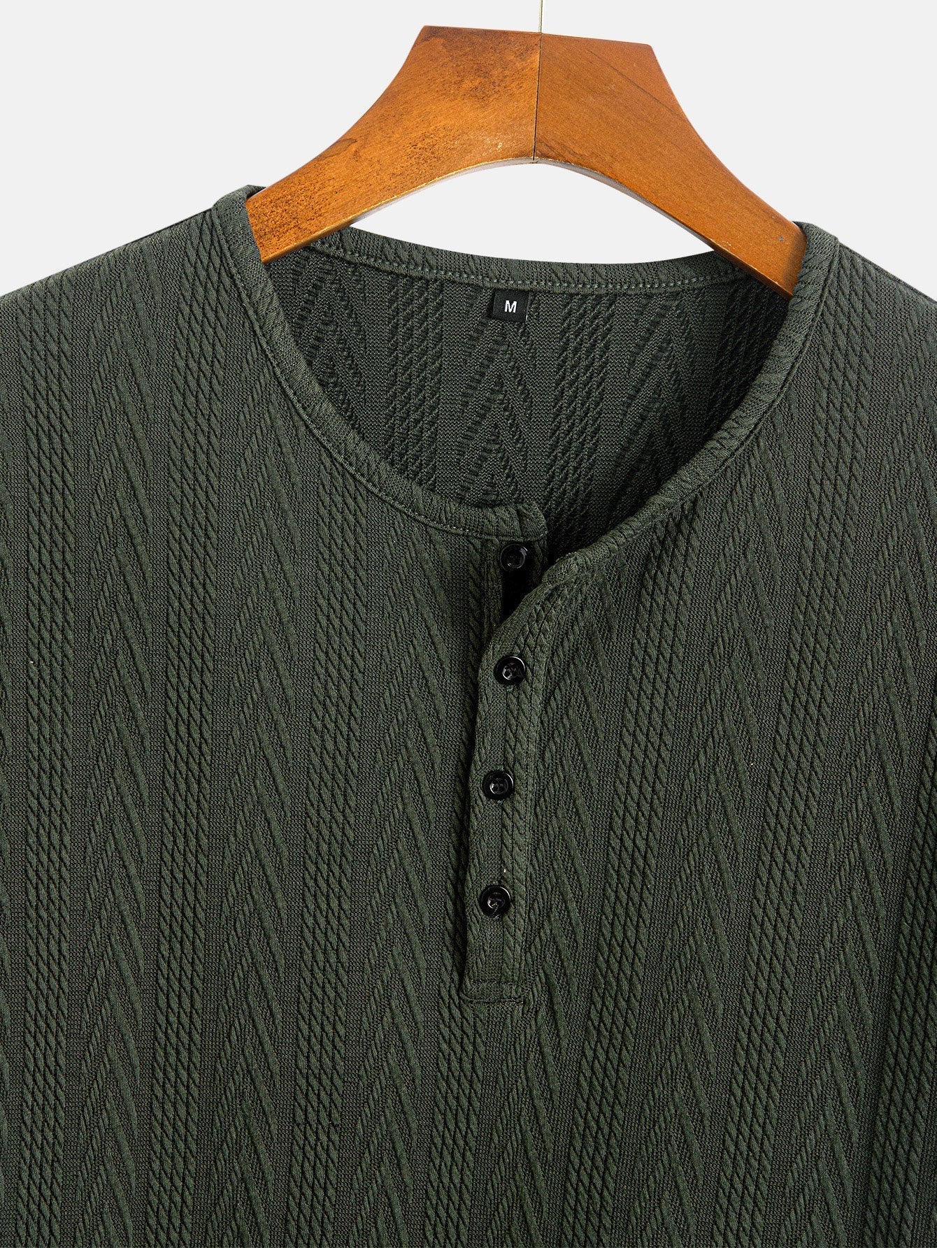 Maximiliano® | Short Sleeve Jacquard Half Open Collar T-Shirt - Image 10