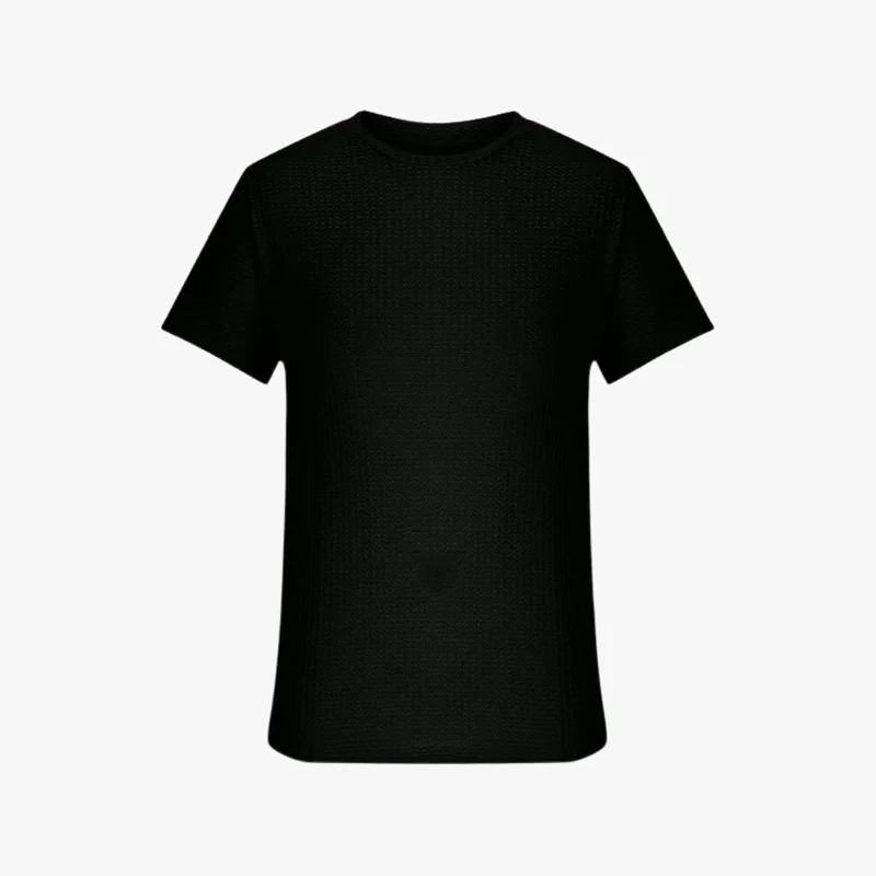 Máximo | Lightweight Waffle Knit T-Shirt for Men – Breathable Summer Style - Image 16