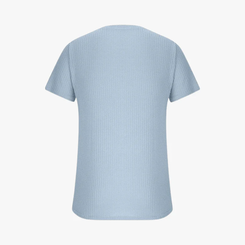 Máximo | Lightweight Waffle Knit T-Shirt for Men – Breathable Summer Style - Image 19