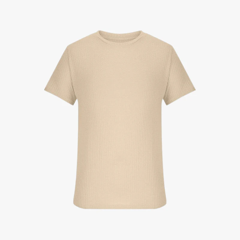 Máximo | Lightweight Waffle Knit T-Shirt for Men – Breathable Summer Style - Image 21