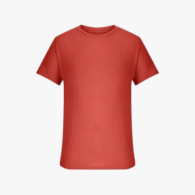 Máximo | Lightweight Waffle Knit T-Shirt for Men – Breathable Summer Style - Image 6