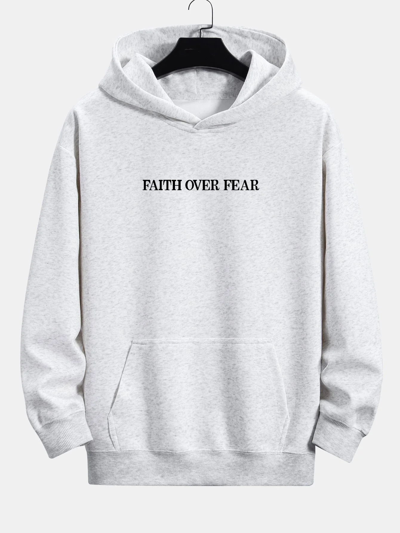 Maximus | Faith Over Fear Print Relax Fit Hoodie - Image 10