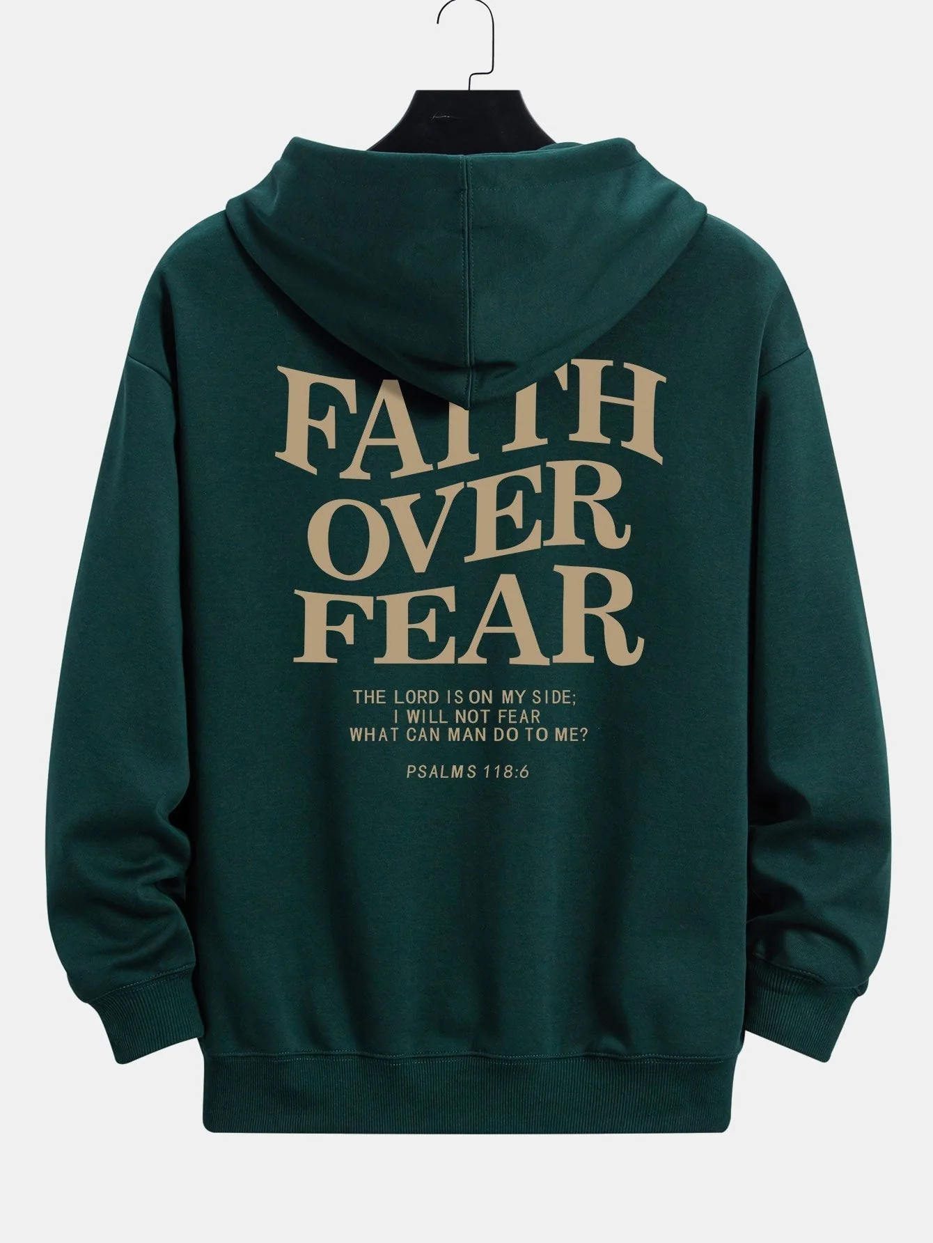 Maximus | Faith Over Fear Print Relax Fit Hoodie - Image 14