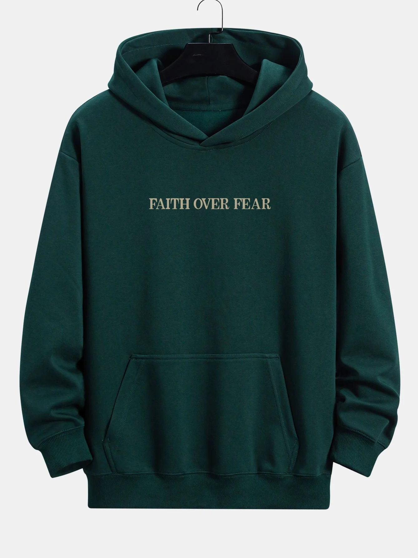 Maximus | Faith Over Fear Print Relax Fit Hoodie - Image 15