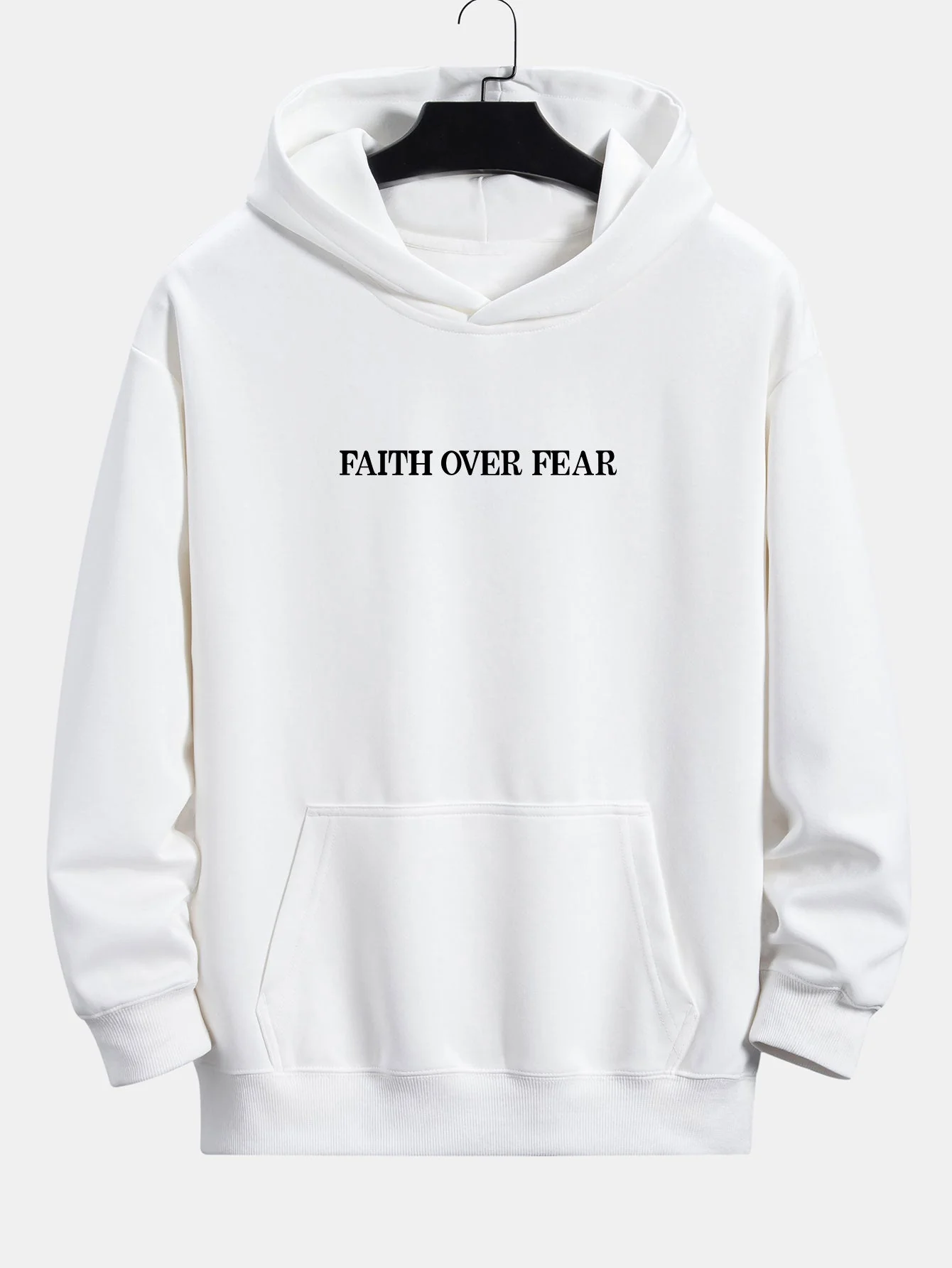 Maximus | Faith Over Fear Print Relax Fit Hoodie - Image 4