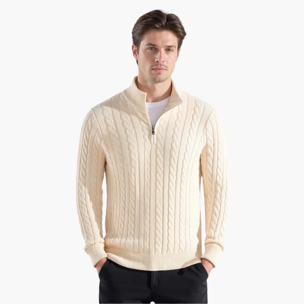 Maxwell® | Luxury Sweater With Zip - Image 11