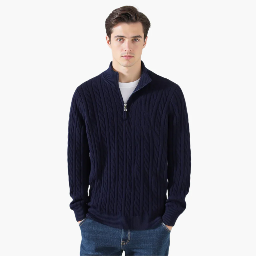 Maxwell® | Luxury Sweater With Zip - Image 3