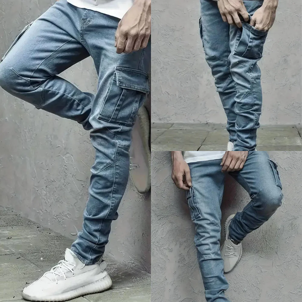 Melchor® | Street Style Cargo Jeans - Image 5