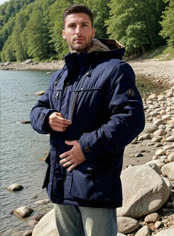 Melquíades | Warm winter jacket with removable hood - Image 10