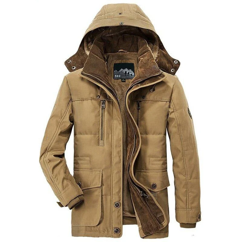 Melquíades | Warm winter jacket with removable hood - Image 4