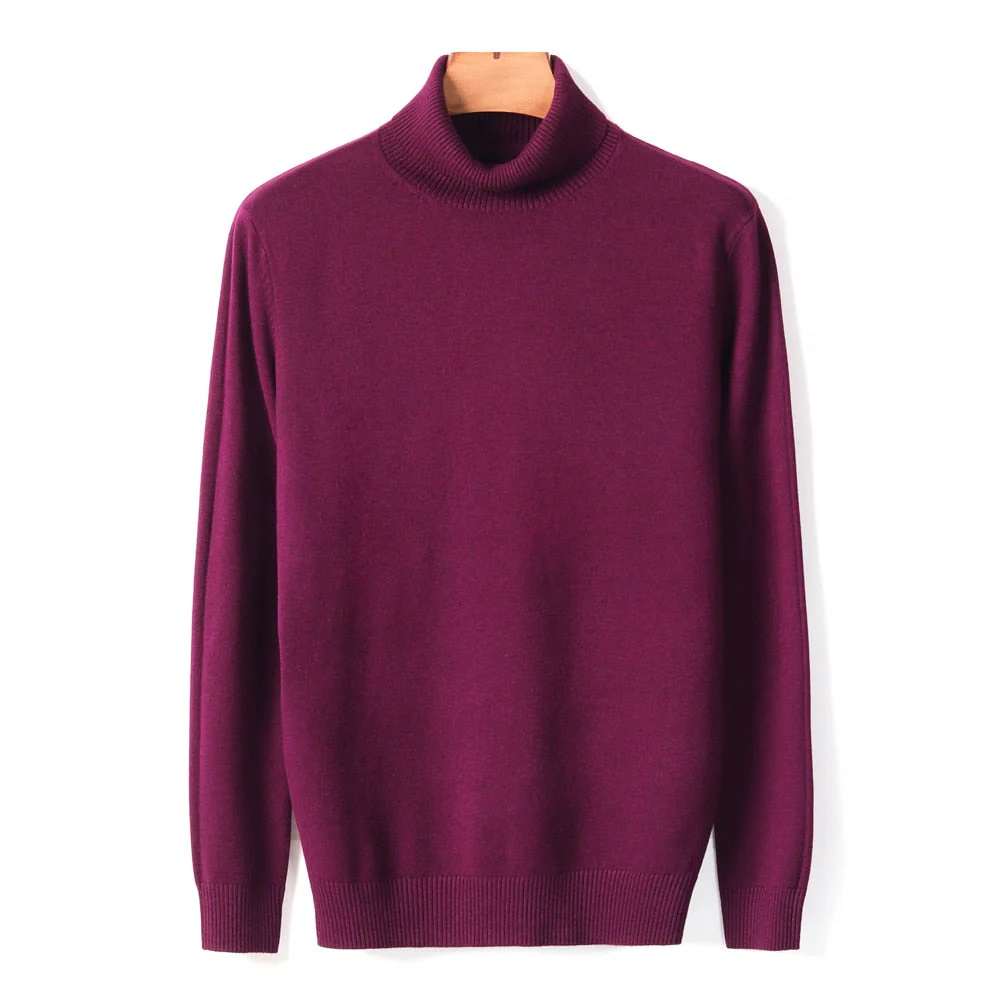 Mender | Warm men's turtleneck sweater made of merino wool - Image 10