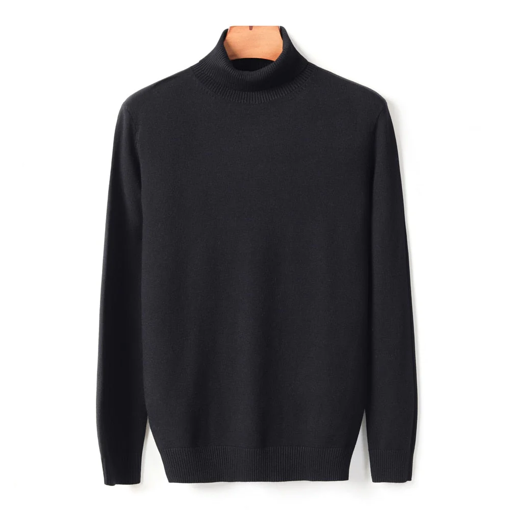 Mender | Warm men's turtleneck sweater made of merino wool - Image 3