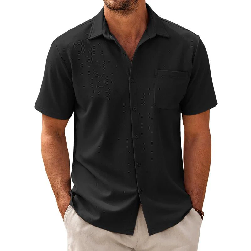 Men's Casal Cotn Blend Short Sleeve Shirt - Image 2