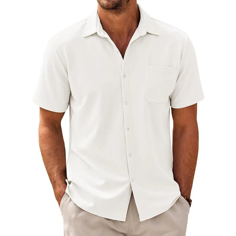 Men's Casal Cotn Blend Short Sleeve Shirt - Image 3