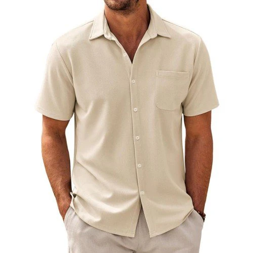 Men's Casal Cotn Blend Short Sleeve Shirt - Image 5