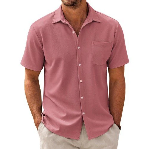 Men's Casal Cotn Blend Short Sleeve Shirt - Image 8