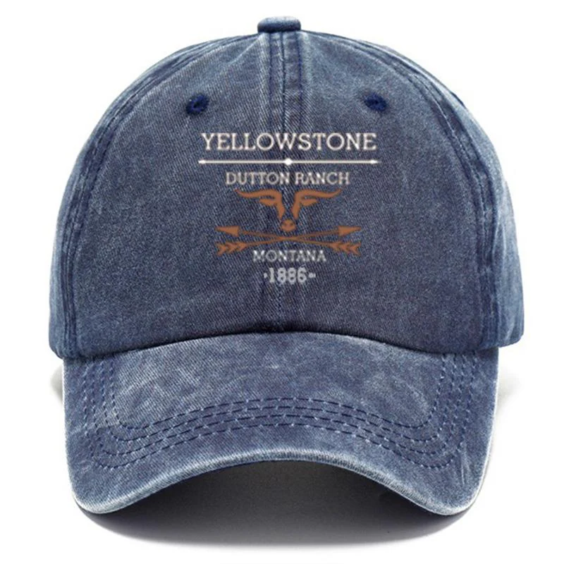 Men's Casal Distressed Western Dad Cap - Image 3