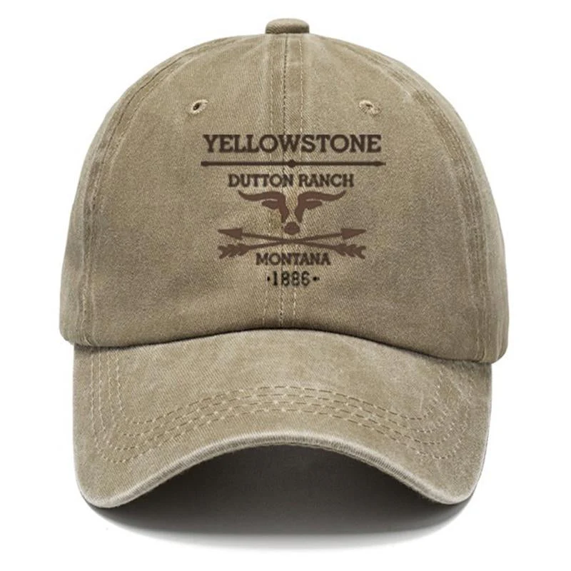 Men's Casal Distressed Western Dad Cap - Image 4