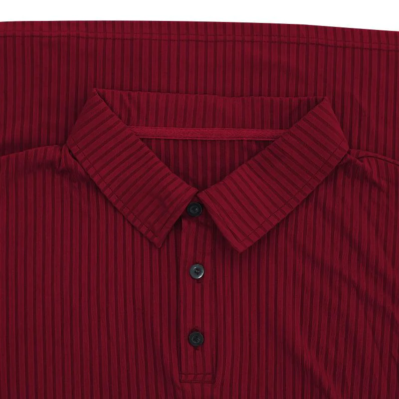 Men's Casal Elastic Long Sleeve POLO Shirt - Image 14
