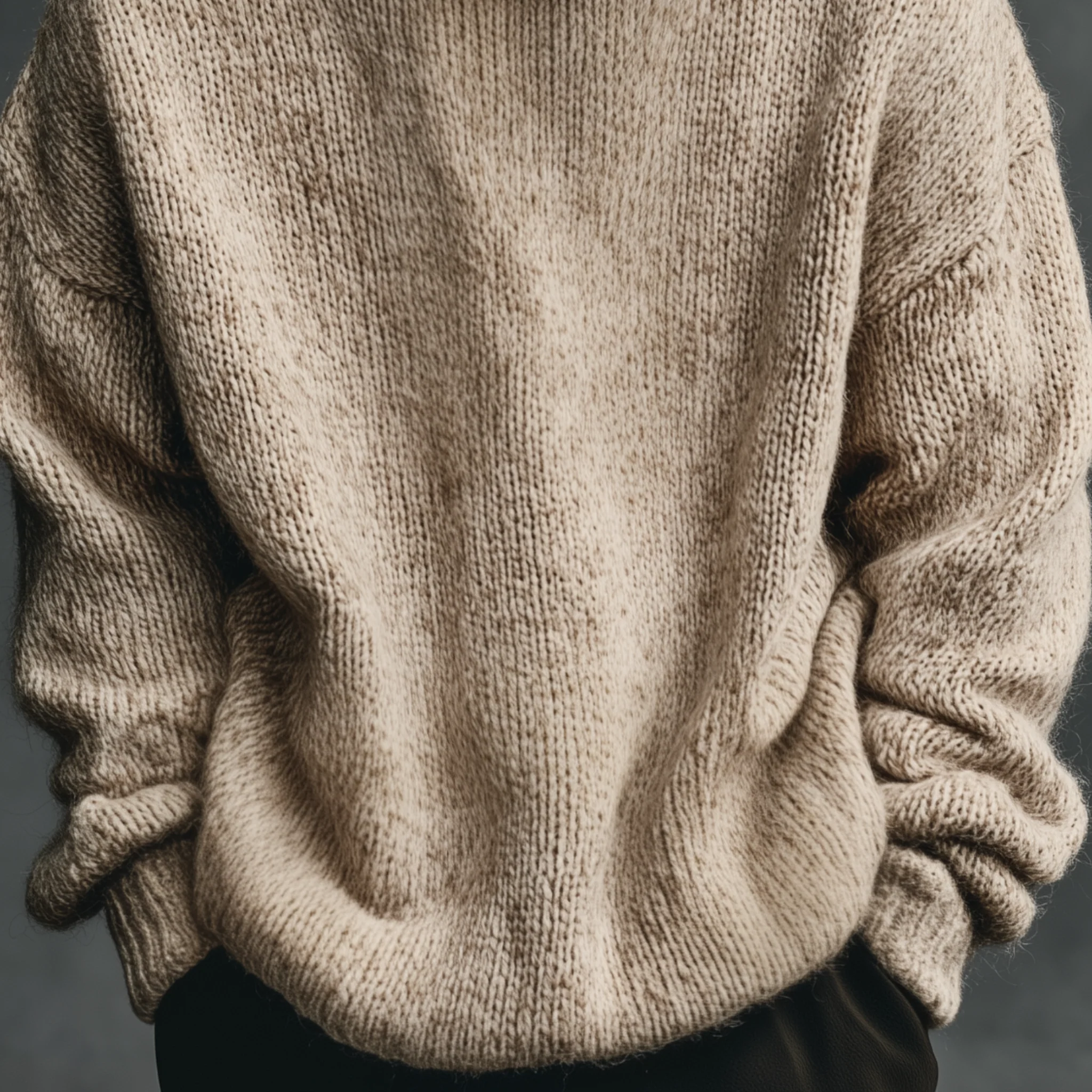 Men's Classic Casal Hooded Loose Sweater - Image 4
