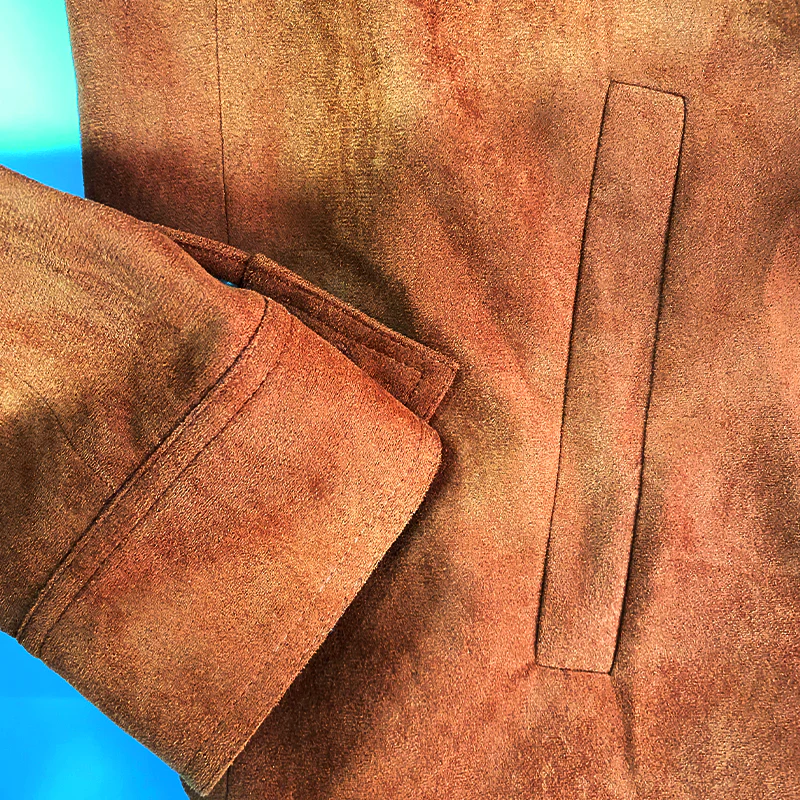 Men's Classic Casallti-Pocket SliFit Sede Jacket - Image 6