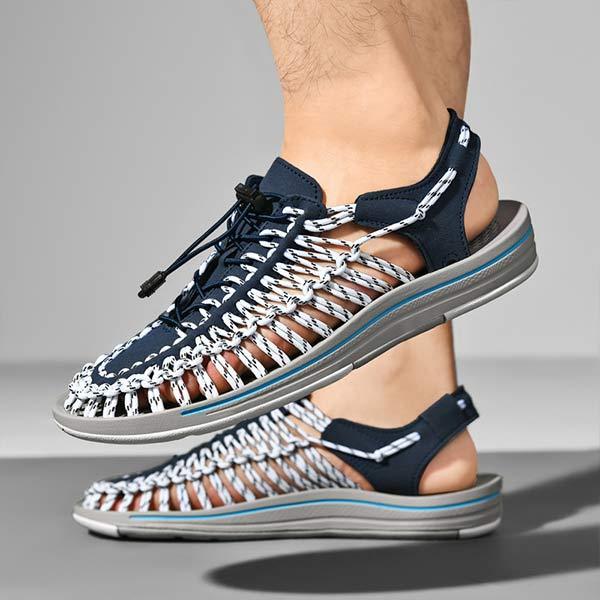 MEN'S HANDWOVEN BEACH SANDALS - Image 11