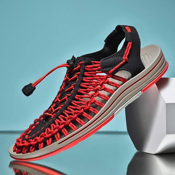 MEN'S HANDWOVEN BEACH SANDALS - Image 16