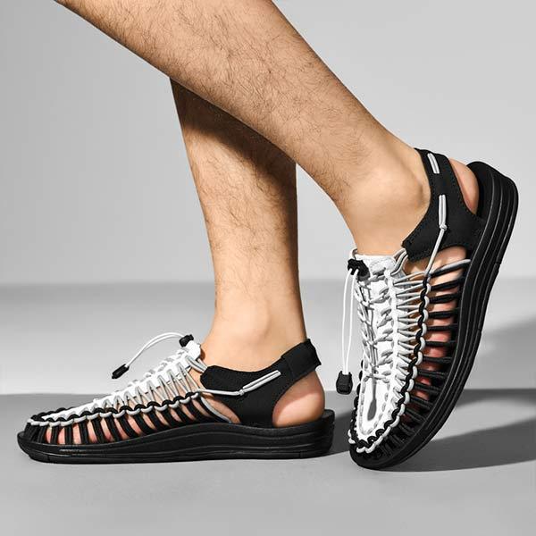 MEN'S HANDWOVEN BEACH SANDALS - Image 21
