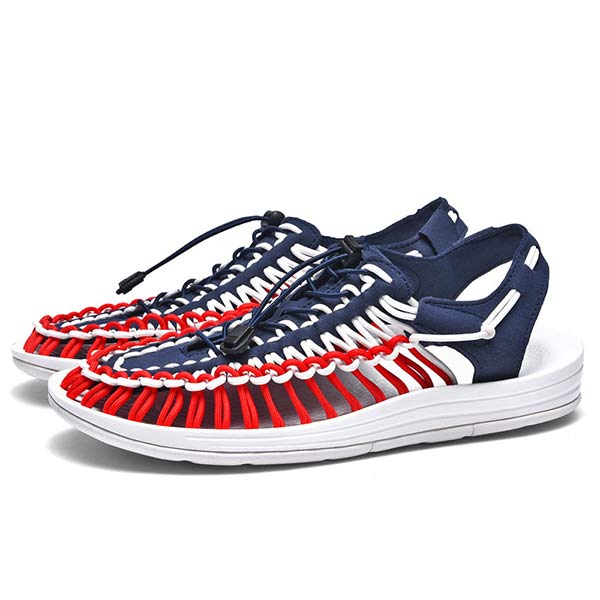 MEN'S HANDWOVEN BEACH SANDALS - Image 24