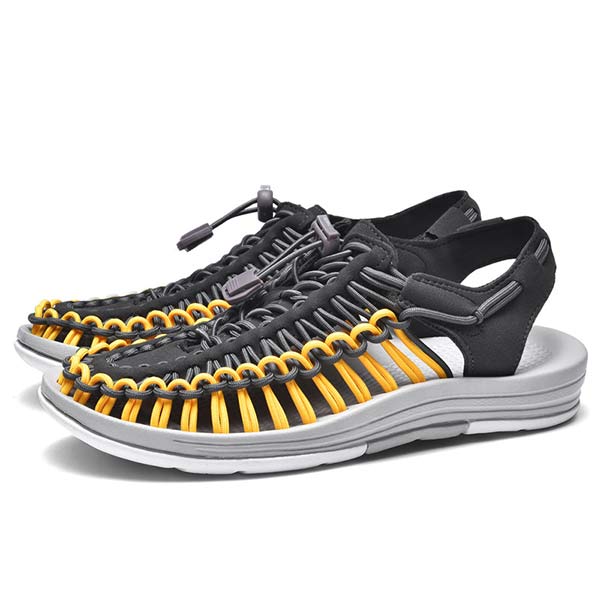 MEN'S HANDWOVEN BEACH SANDALS - Image 29