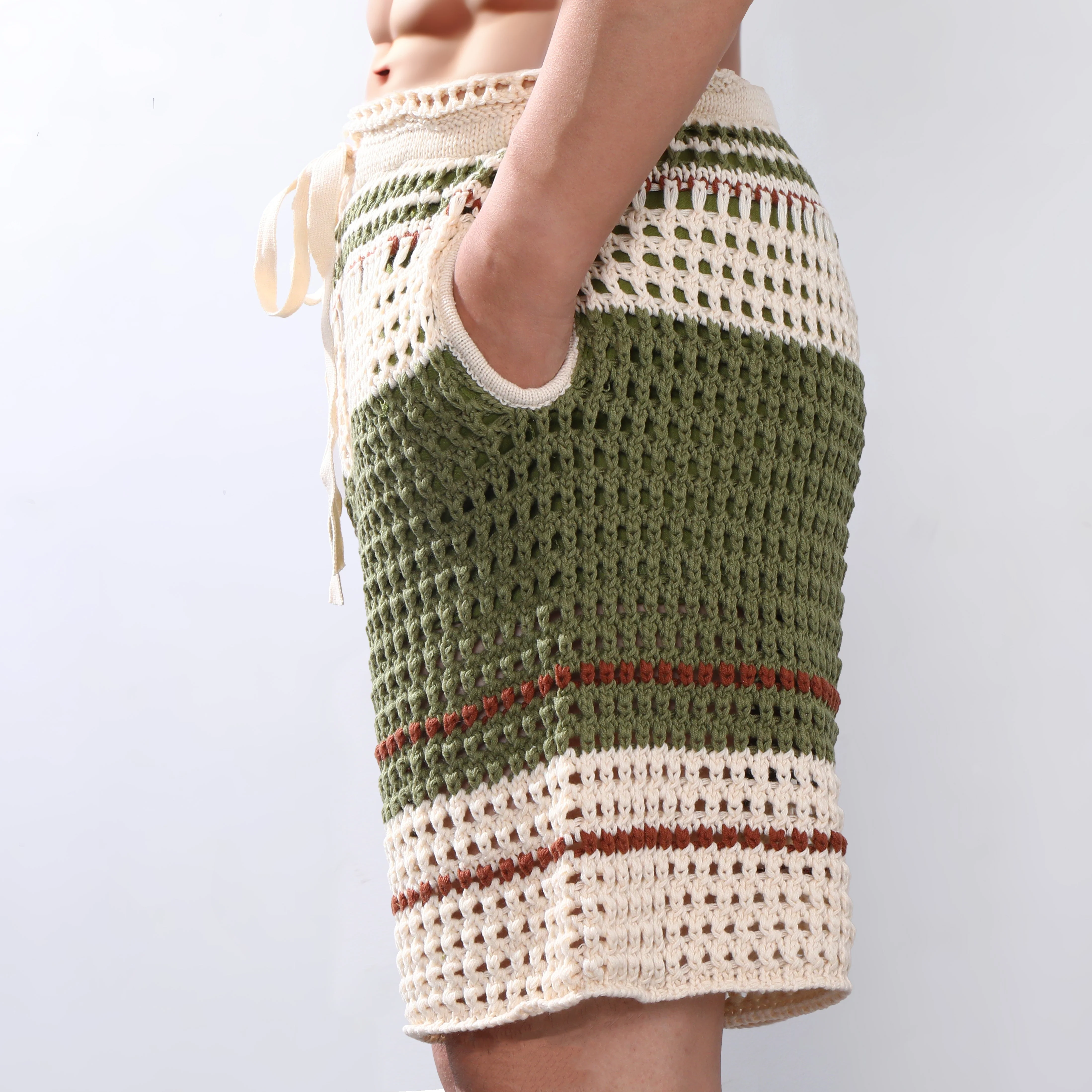 Men's Holiday Braided Beach ShortsP - Image 2