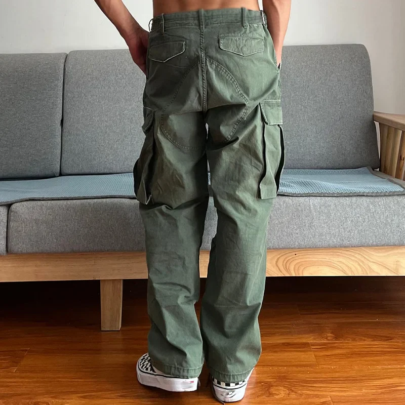 Men's Loose Large Pocket Wear-resistant Cargo Paratrooper Pants - Image 3