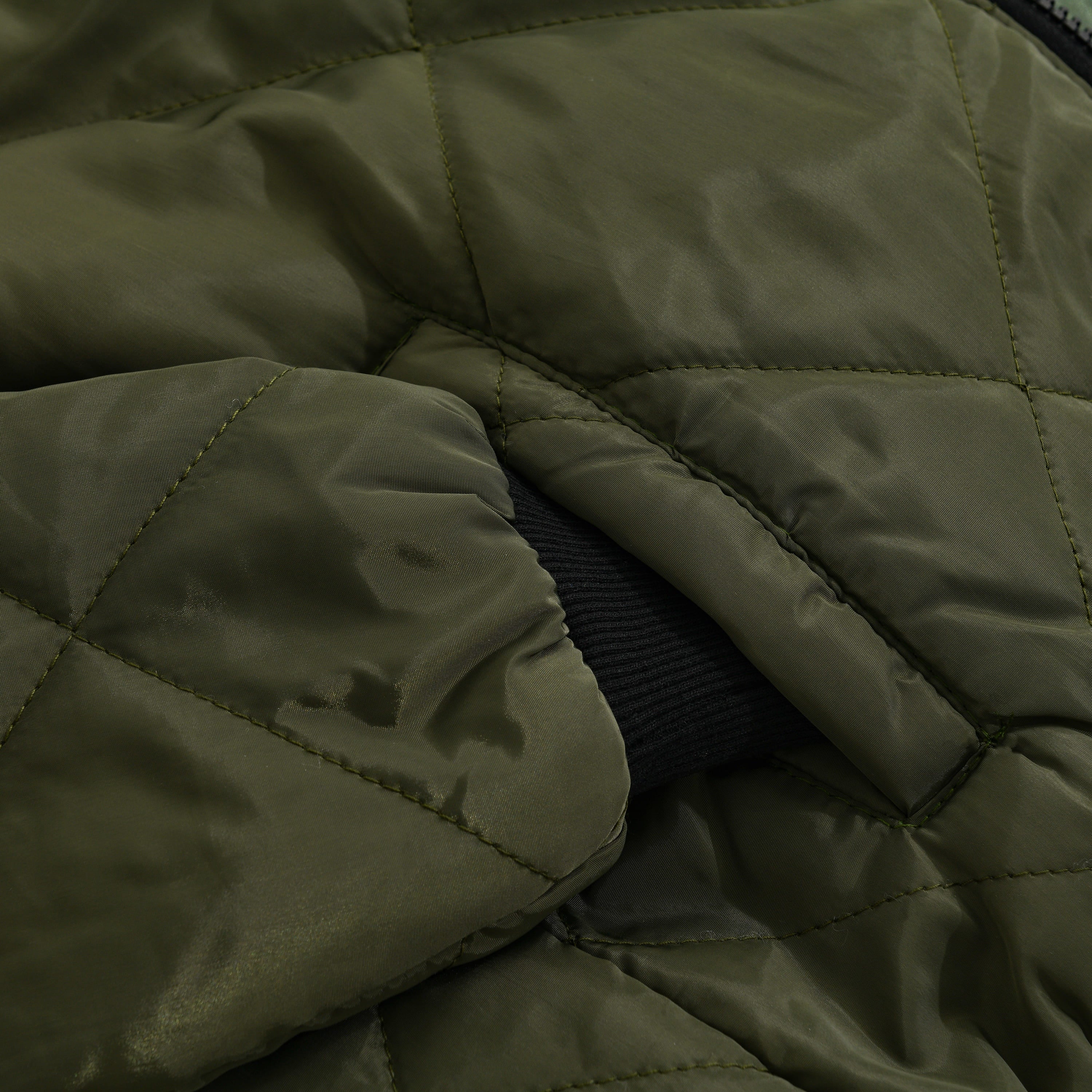 Men's Padded Stand Collar Solid Color Thermal Padded Jacket - Image 2