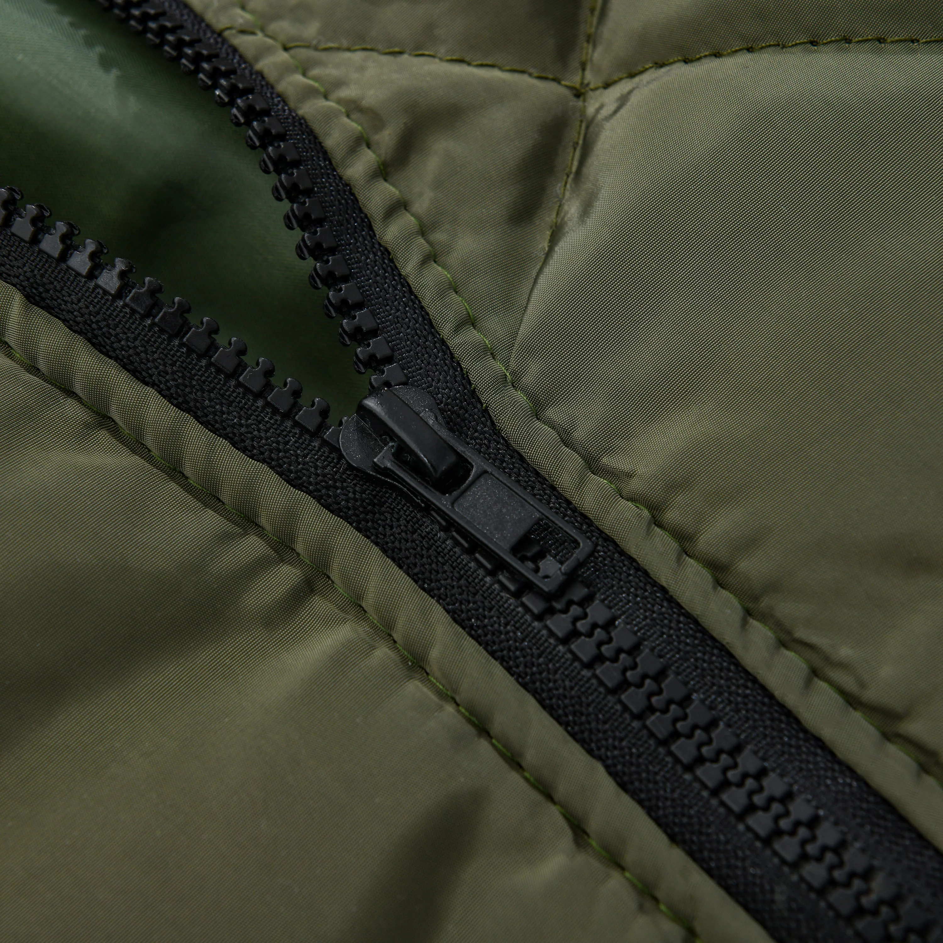 Men's Padded Stand Collar Solid Color Thermal Padded Jacket - Image 4