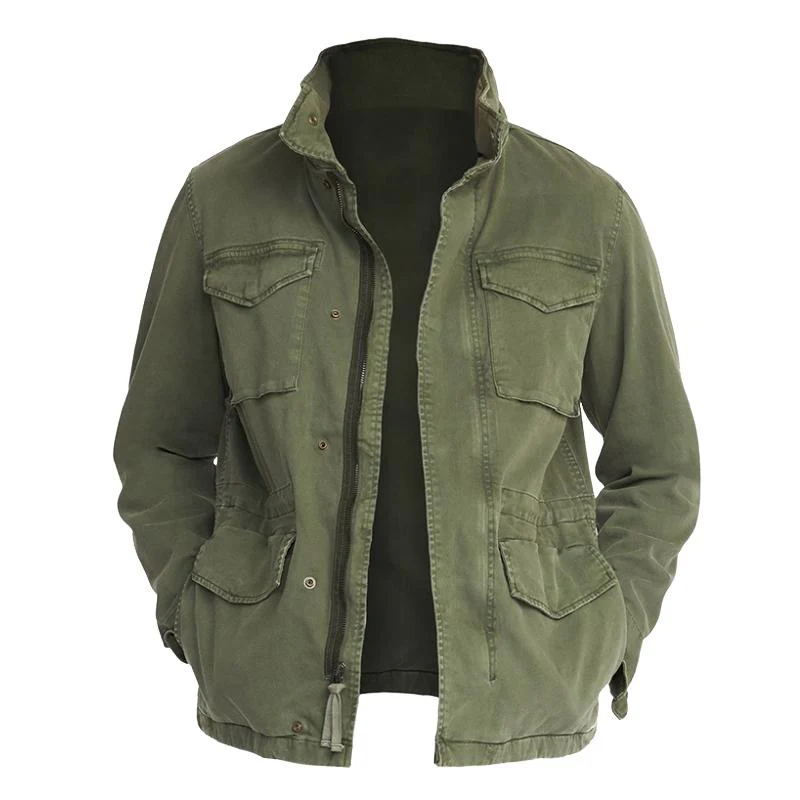 Men's Retro Casal Fieldlti-Pocket Work Jacket - Image 3