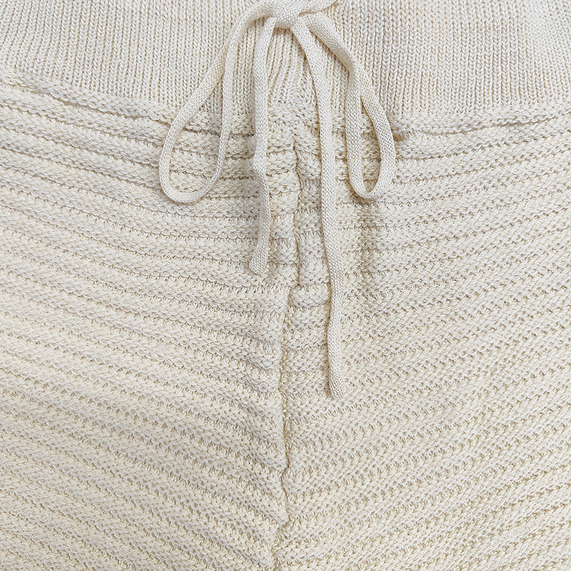 Men's Simple Woolen Striped Beach ShortsP - Image 2