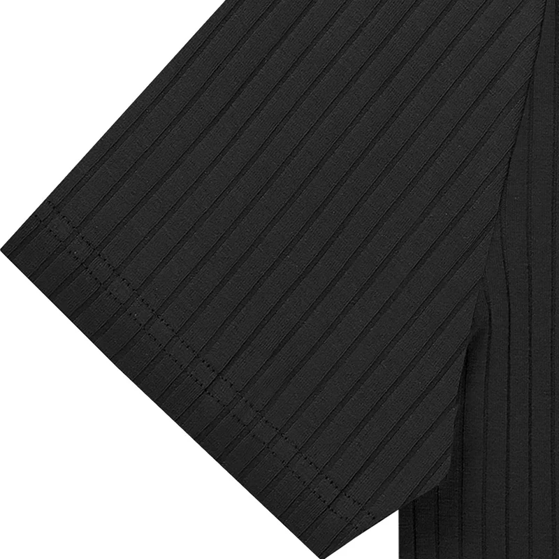 Men's Solid Striped Lapel Short Sleeve Polo Shirt - Image 6