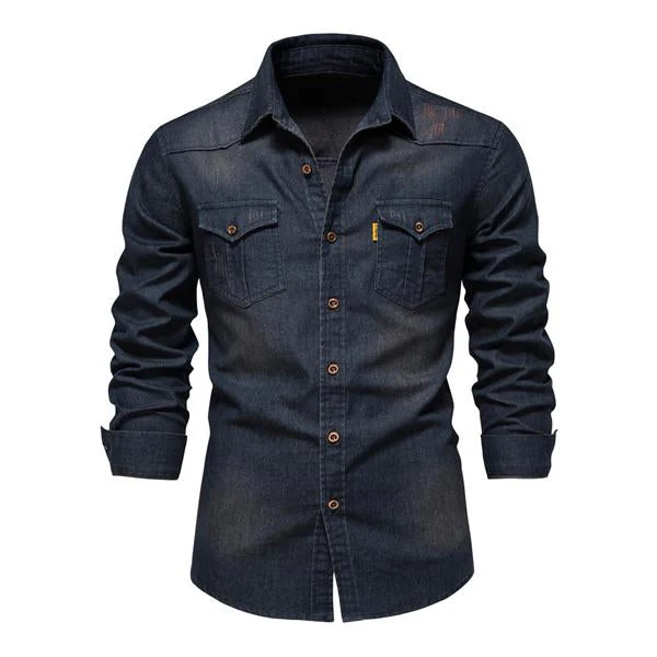 MEN'S VINTAGE DENIM SHIRT - Image 6