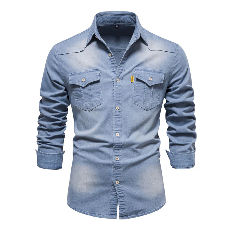 MEN'S VINTAGE DENIM SHIRT - Image 8