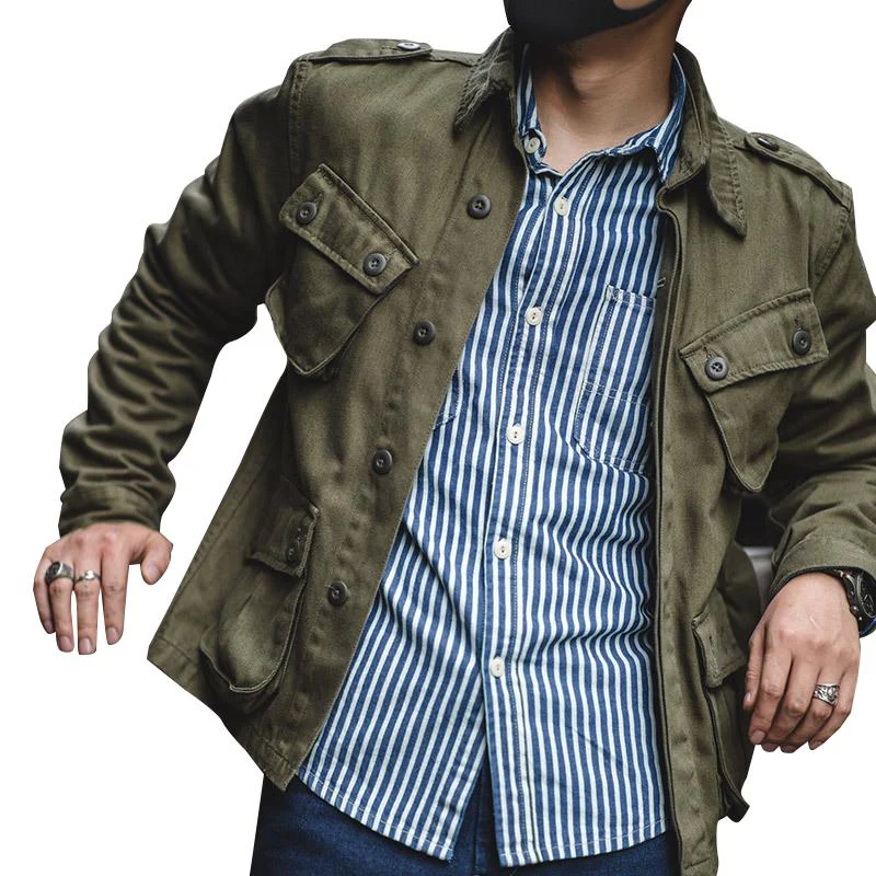 Men's Vinelti Pocket Biker Cargo Jacket - Image 4