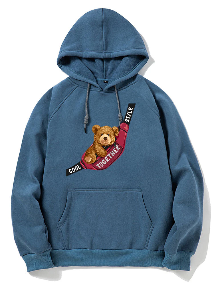 Mica | Shoulder Bag Bear Print Hoodie - Image 16