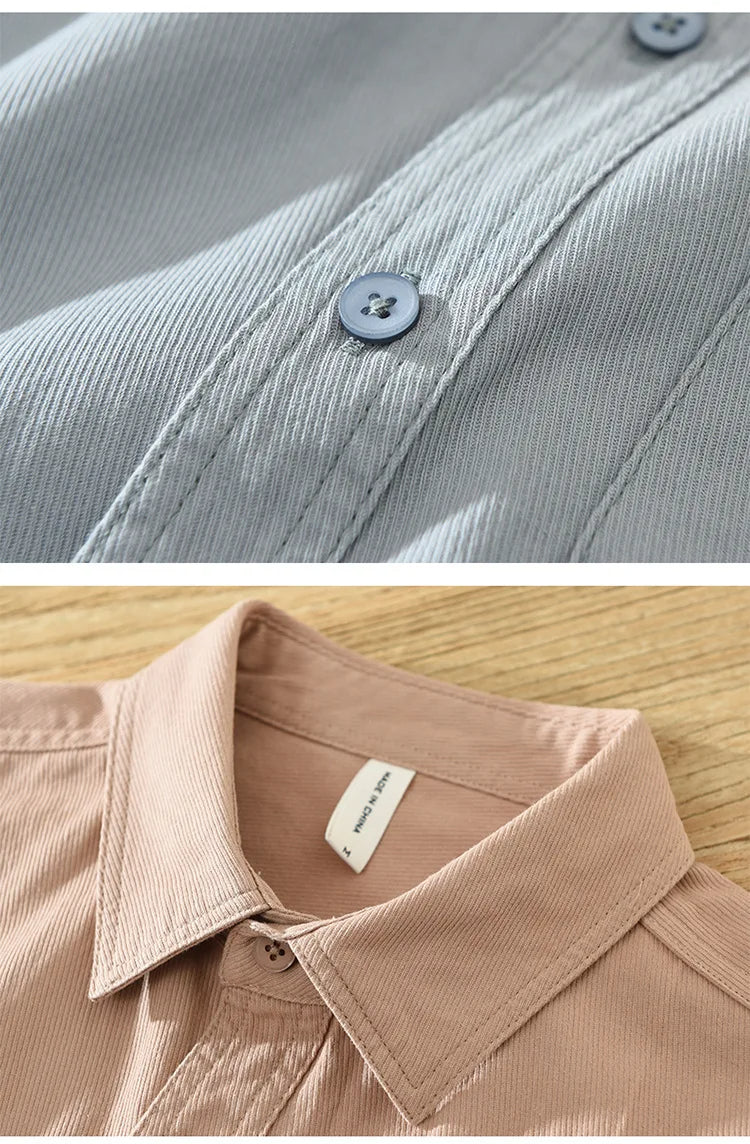 Michael | Short Sleeved Cotton Shirt - Image 10