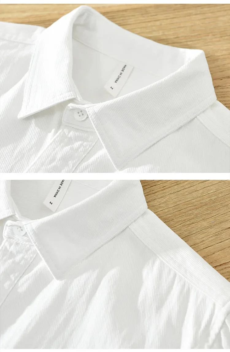 Michael | Short Sleeved Cotton Shirt - Image 18