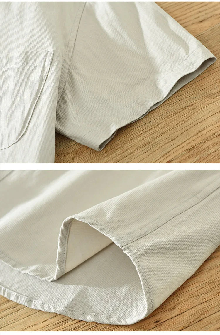 Michael | Short Sleeved Cotton Shirt - Image 8