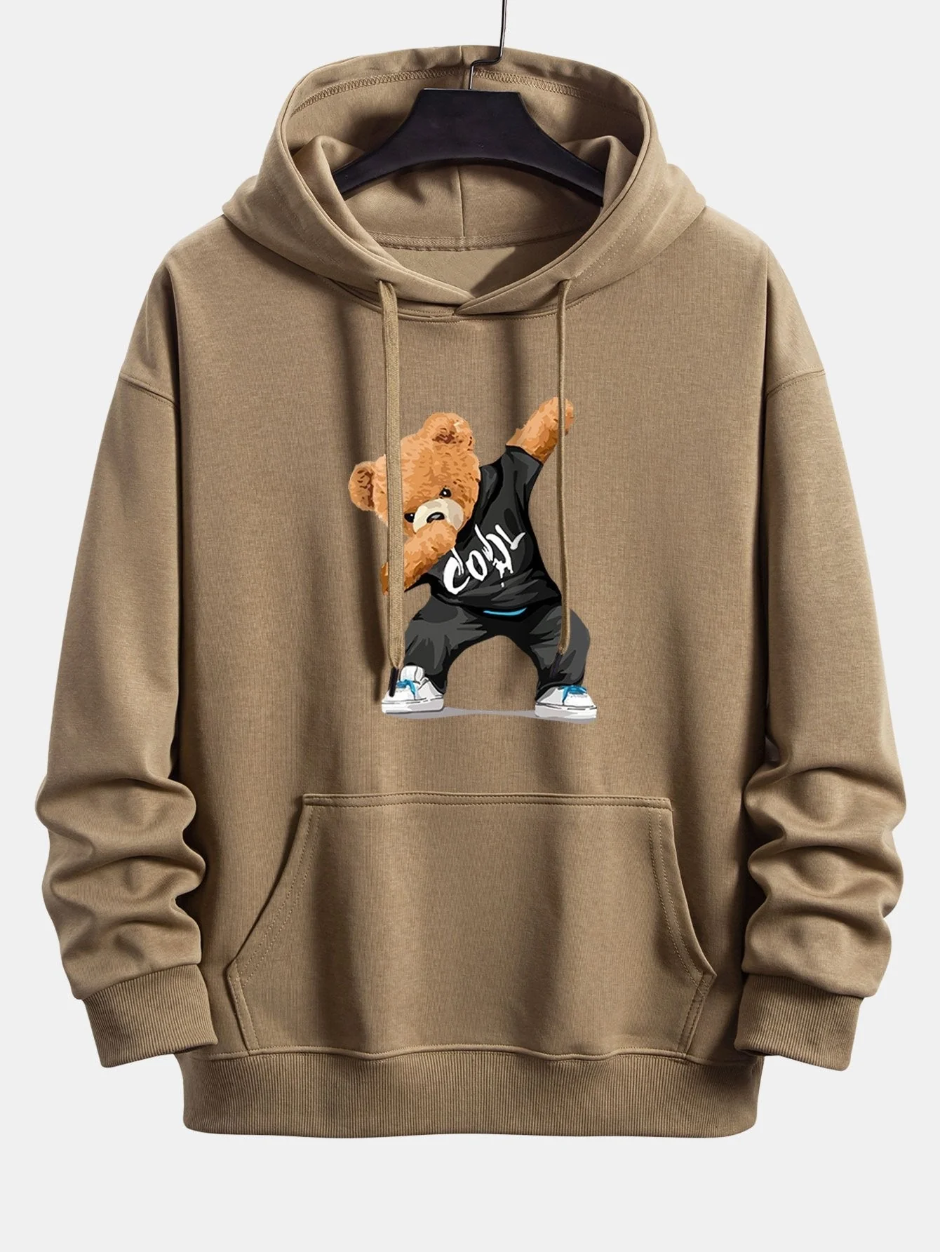 Mickey | Cool Bear Print Relax Fit Hoodie - Image 3