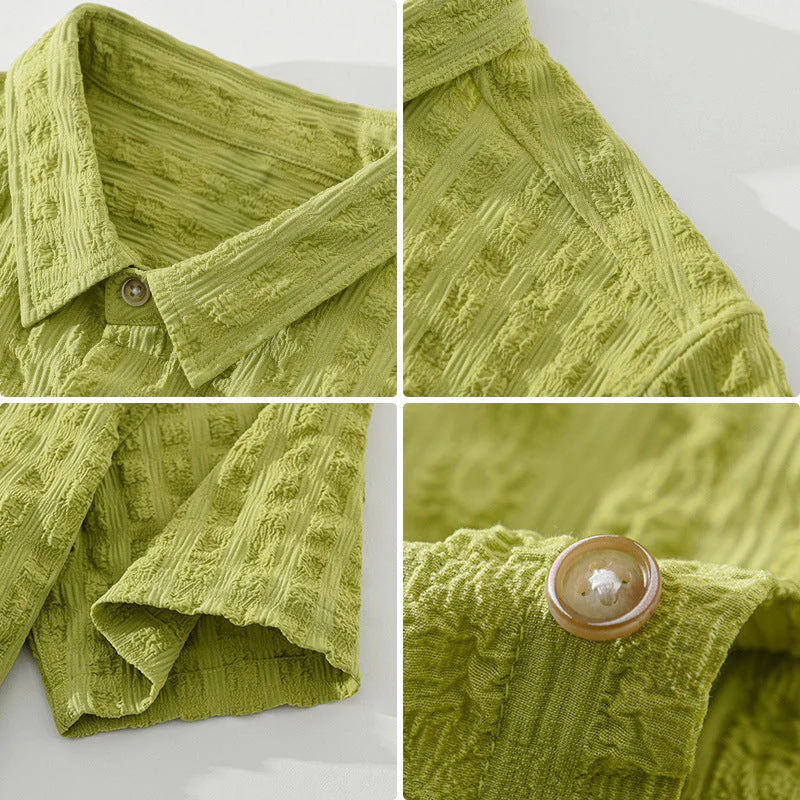 Mika | Casual Textured Shirt - Image 7