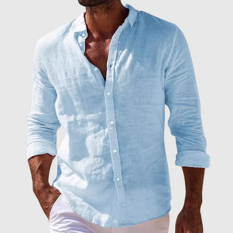 Mika | Elegant Linen Shirt - Image 4